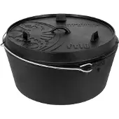 Petromax - Fire Pot - Pan 16,1 l - ft18, zwart/grijs