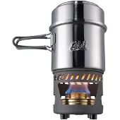 Esbit Outdoor Kooktoestel 985ml - alcoholbrander - aluminium/RVS - opbergtas