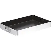 HorecaTraders Braadslede | Anti-aanbak | Aluminium | 10.8 L | 2.15 kg | 35 x 50 x 7 cm