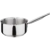 HorecaTraders Steelpan | RVS | 1.5 Liter | Ø16 cm | Gas, elektrisch, inductie, keramisch