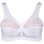 Glamorise Magic lift bh in speciaal model voor Plus Sizes, incl. gratis make-uptasje Glamorise Wit | 130