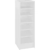 vidaXL Schoenenkast 31,5x35x90 cm bewerkt hout wit