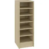 vidaXL Schoenenkast 31,5x35x90 cm bewerkt hout sonoma eikenkleurig