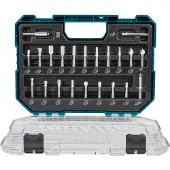 Makita freesset 8 mm, 22-delig, D-74784