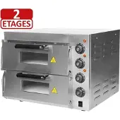Caterchef Pizza oven, 2x 40cm pizza, 44x 56x 56 cm, 230V / 3000W