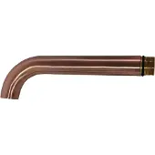 Saniclear Copper uitloop tbv inbouwwastafelkraan