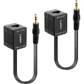 Lindy IEC (m) - IEC (v/m) coaxkabel | haaks | verguld | wit | 10 meter
