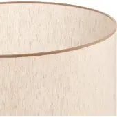 Duolla Lampenkap Roller ecru/beige Ø 50 cm hoogte 24, crème / amber, Textiel / Stof / Zijde