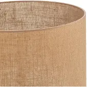 Duolla Lampenkap Roller, lichtbruin, Ø 50 cm, hoogte 30 cm Roller, bruin / roest, Textiel / Stof / Zijde