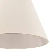 Duolla Kap Anna voor hanglamp ecru/structuur, crème / amber, Textiel / Stof / Zijde