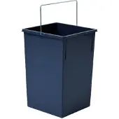 Hailo losse Afvalemmer met hengsel 15 liter donkergrijs , voor systeem: AE365010/AE366610/AE366310