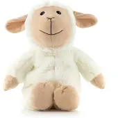 Huismerk Premium Knuffelschaap Met Verwarmend En Verkoelend Effect - 21X35X14Cm