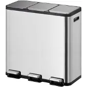 EKO EcoCasa II 3 x 15 Litres Inox Mat