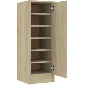 vidaXL Schoenenkast 32x35x92 cm bewerkt hout sonoma eikenkleurig