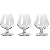 Gerimport Set van 3x stuks Cognac/likeur glazen 250 ml - Cognacglazen