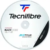 Tecnifibre Black Code 200 M Tennis Reel String Zwart 1.32 mm