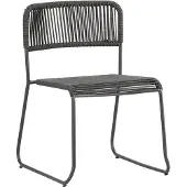 Dimehouse Dining tuinstoel Lester touw grijs