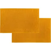 Tiseco Home Studio - Badmat DELUX - SET/2 - 100% katoen - 750 g/m² - superzacht en zeer absorberend - Rechthoek - 50x80 cm - Tangerine