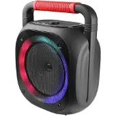 Fontastic - 261817 - Draadloze Partyluidspreker/Karaokeset - Mic & Led-Verlichting - FM-RADIO