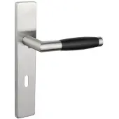 Lavuzo deurkruk Ascoli rvs met rechthoekig schild SL72