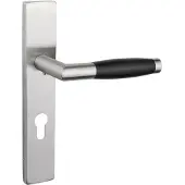 Lavuzo deurkruk Ascoli rvs met rechthoekig schild PC72