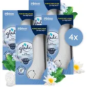 Glade SENSE&SPRAY HOUDER PURE CLEAN LINEN 4 X
