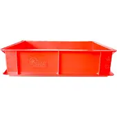 Genus dei | Kleine deegkrat voor pizzadeeg (40x30x10cm) - ROOD