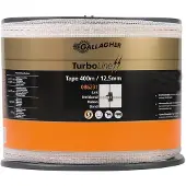 Gallagher TurboLine lint 12,5mm wit 400m - 086231 086231