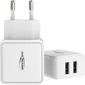 Ansmann HomeCharger HC212 USB-oplader 12 W 2x USB-A Wit Binnen