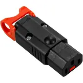 ACT IEC Lock C13 stroomstekker | recht | zwart