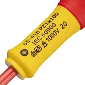 Stanley schroevendraaier FatMax kruiskop 1000V PZ1 x 100mm