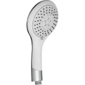 Schutte BROADWAY Handdouche - Douchekop ø 12 cm - 5 Standen - Wit & Chroom