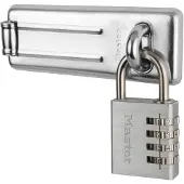 Master Lock grendel inclusief combinatieslot 110 mm lang