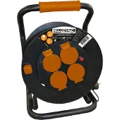 Relectric PRO kabelhaspel 50 mtr - IP44 - 4 stopcontacten - 3x1,5mm