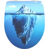 Schutte Duroplast High Gloss WC-bril ICEBERG met soft-close en quick-release 82579