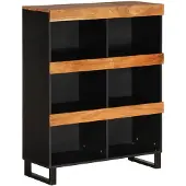 vidaXL Bijzetkast 85x33x107 cm massief acaciahout