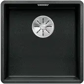 BLANCO Subline 400-F antraciet/anthracite man.