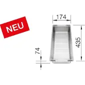 BLANCO Bakje rvs (voor Silgranit)