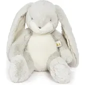 Sophie La Girafe Bunnies By The Bay Nibble Konijn - Knuffeldier - Geborduurde details - 38 cm - Grijs