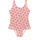 SLIPSTOP badpak Pomelo - roze met citroentjes