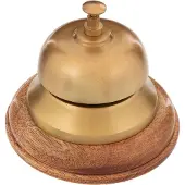 Atmosphera Kids Luxe Receptiebel - Tafelbel - Mango hout - Goud
