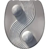 Schutte Duroplast WC-bril YIN&YANG met soft-close 82152
