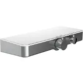 Schutte Ocean Thermostatische Douchekraan met glazen Planchet - 150 mm Hartafstand - Chroom & Wit