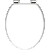 Schutte Toiletzitting white soft close mdf wit