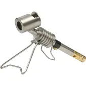 Sievert Promatic 700301 - Brander en windkap - Titanium - 140 g/h gasverbruik