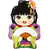 Kanex Borduurpakket kussenpakket Japanse Girl 9317