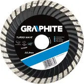 GRUPA TOPEX Diamantscheibe 125 x 22,2 mm, Turbowelle