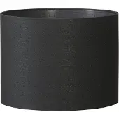 Light & Living Cilinder lampenkap Livigno - Zwart - Ø40x30cm - Modern