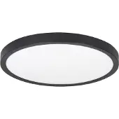 Highlight Ronde Plafonniere Piatto Zwart Ø 30 5cm