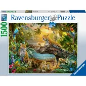 Ravensburger 17435 - Puzzel 1500 stuk(s) - Luipaarden in de jungle - Multicolour